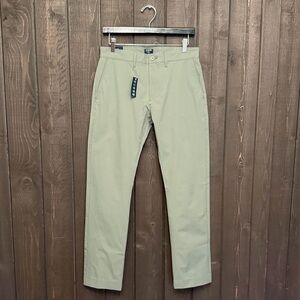 J.Crew Factory Slim-fit Tech Pants Dark Tarmac NWT Sz 29x30 Chino Golf Stretch